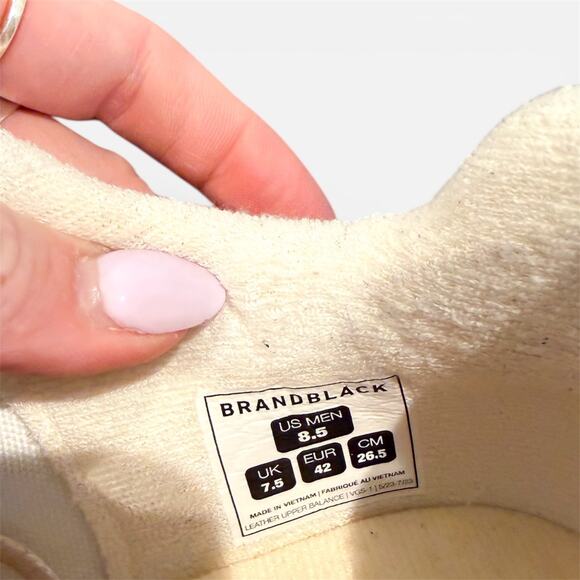 BRANDBLACK “No Name” Leather Sneakers Men’s – Size 8.5 – New (No Box) - Picture 7 of 7